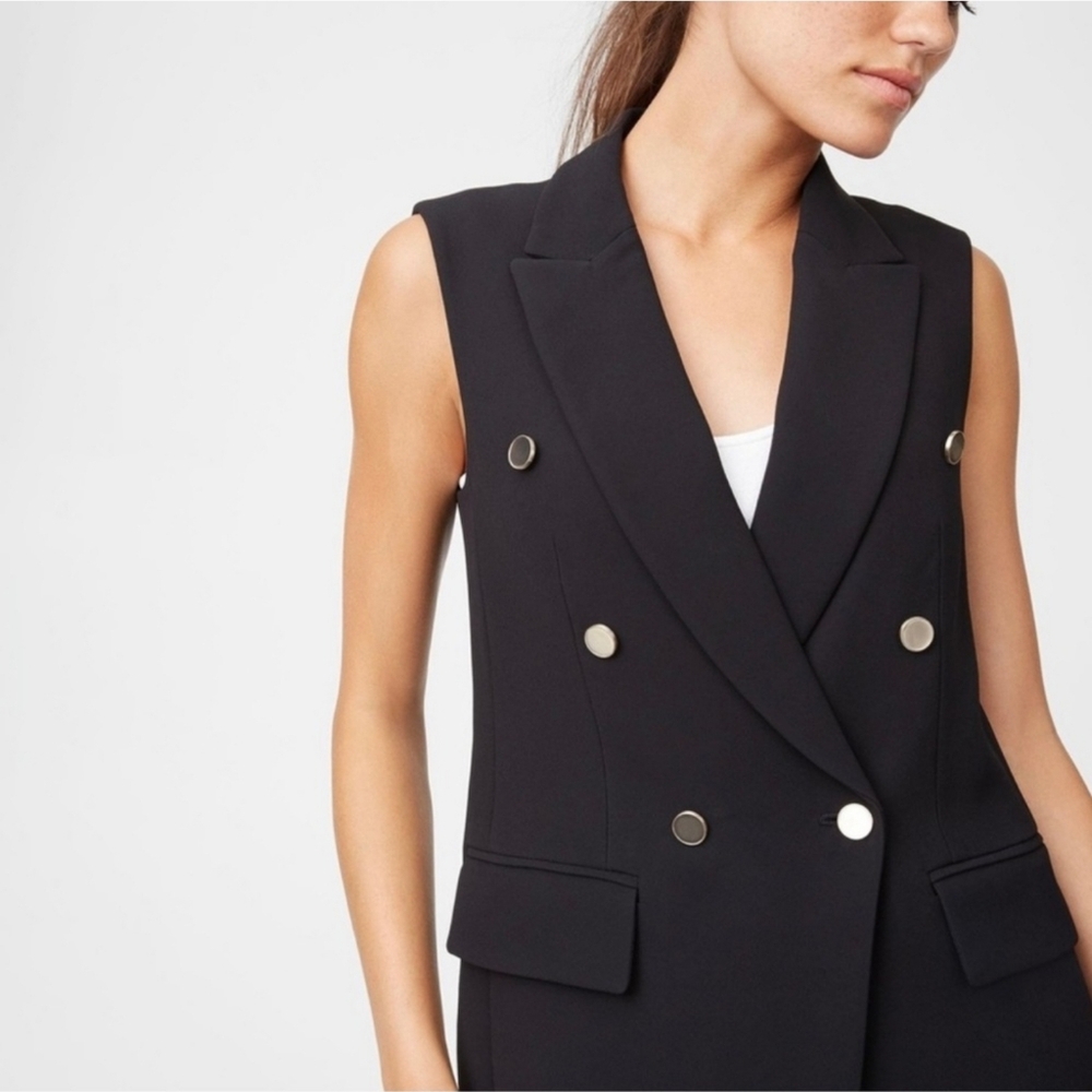 Club Monaco | Black Tailored Selska Vest